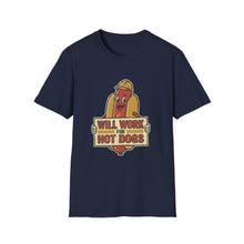 Load image into Gallery viewer, "Will Work for Hot Dogs" Retro Graphic Tee