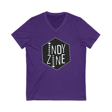 Load image into Gallery viewer, IndyZine Unisex V-Neck Tee – Stylish Graphic Tee for Indies of all kinds