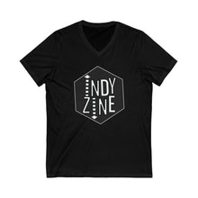 Load image into Gallery viewer, IndyZine Unisex V-Neck Tee – Stylish Graphic Tee for Indies of all kinds