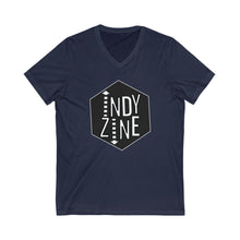 Load image into Gallery viewer, IndyZine Unisex V-Neck Tee – Stylish Graphic Tee for Indies of all kinds