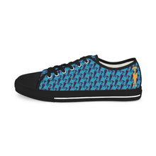 Load image into Gallery viewer, Secret Agency Icon Men's Low Top Sneakers in Blue