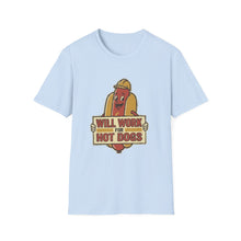 Load image into Gallery viewer, "Will Work for Hot Dogs" Retro Graphic Tee