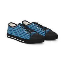 Load image into Gallery viewer, Secret Agency Icon Men's Low Top Sneakers in Blue
