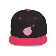 Load image into Gallery viewer, idnote Bomb Icon Flat Bill Snapback in various colors