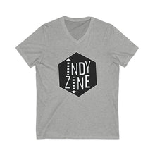 Load image into Gallery viewer, IndyZine Unisex V-Neck Tee – Stylish Graphic Tee for Indies of all kinds