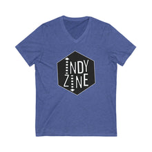 Load image into Gallery viewer, IndyZine Unisex V-Neck Tee – Stylish Graphic Tee for Indies of all kinds