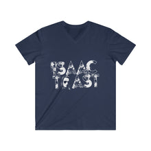 Load image into Gallery viewer, Isaac Toast Logo Men's Fitted V-Neck Short Sleeve Tee