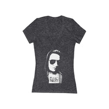 Load image into Gallery viewer, Isaac Toast Women's Jersey Short Sleeve Deep V-Neck Tee