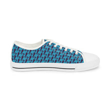 Load image into Gallery viewer, Secret Agency Icon Men's Low Top Sneakers in Blue

