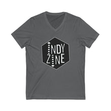 Load image into Gallery viewer, IndyZine Unisex V-Neck Tee – Stylish Graphic Tee for Indies of all kinds

