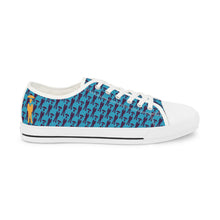 Load image into Gallery viewer, Secret Agency Icon Men's Low Top Sneakers in Blue

