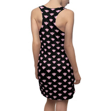 Load image into Gallery viewer, I Dieci Black Racerback Dress with Pink Winged Lion Motif
