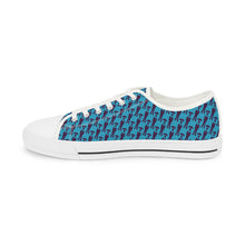 Load image into Gallery viewer, Secret Agency Icon Men's Low Top Sneakers in Blue
