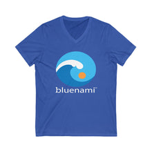 Load image into Gallery viewer, Donate $100 and get a Bluenami Icon  V-Neck Tee as a thank you gift!
