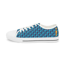 Load image into Gallery viewer, Secret Agency Icon Men's Low Top Sneakers in Blue
