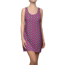 Load image into Gallery viewer, Pink and Black I Dieci Lion Motif Racerback Dress

