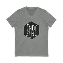 Load image into Gallery viewer, IndyZine Unisex V-Neck Tee – Stylish Graphic Tee for Indies of all kinds
