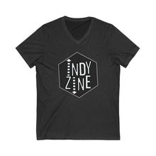 Load image into Gallery viewer, IndyZine Unisex V-Neck Tee – Stylish Graphic Tee for Indies of all kinds
