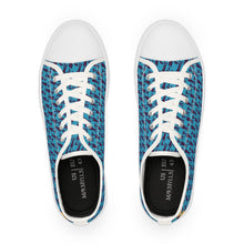 Load image into Gallery viewer, Secret Agency Icon Men's Low Top Sneakers in Blue
