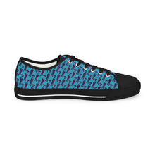 Load image into Gallery viewer, Secret Agency Icon Men's Low Top Sneakers in Blue
