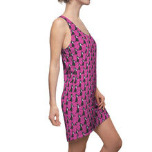 Load image into Gallery viewer, Pink and Black I Dieci Plague Doctor Motif  Racerback Dress

