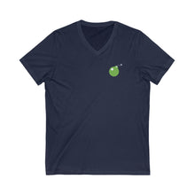Load image into Gallery viewer, Idnote Bomb Icon Unisex Jersey Short Sleeve V-Neck Tee in various colors
