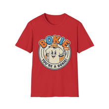 Load image into Gallery viewer, Bokie Retro Cartoon T-Shirt — "You're a Bokie!" Vintage Mascot Tee
