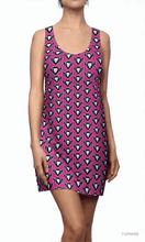 Load image into Gallery viewer, Pink and Black I Dieci Lion Motif Racerback Dress
