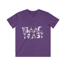 Load image into Gallery viewer, Isaac Toast Logo Men's Fitted V-Neck Short Sleeve Tee

