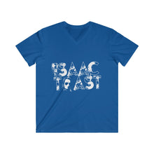 Load image into Gallery viewer, Isaac Toast Logo Men's Fitted V-Neck Short Sleeve Tee
