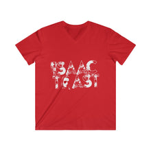 Load image into Gallery viewer, Isaac Toast Logo Men's Fitted V-Neck Short Sleeve Tee
