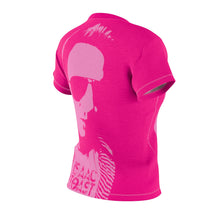 Load image into Gallery viewer, Bright Bi-Color Women's Cut Tee in Fuchsia and Pink
